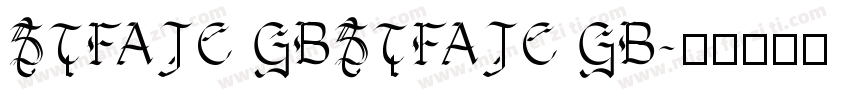 STFAJC GBSTFAJC GB字体转换
